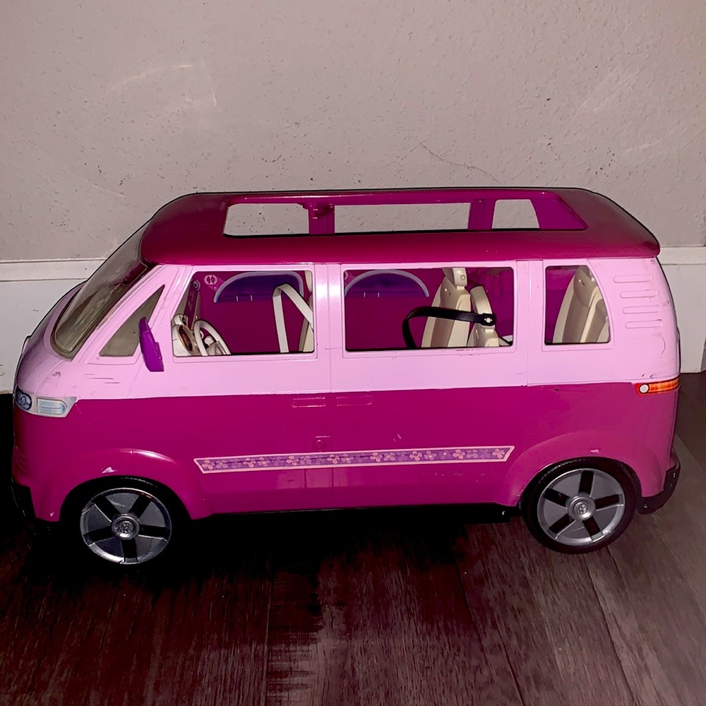 Barbie toy van barbie rare toy van Mattel